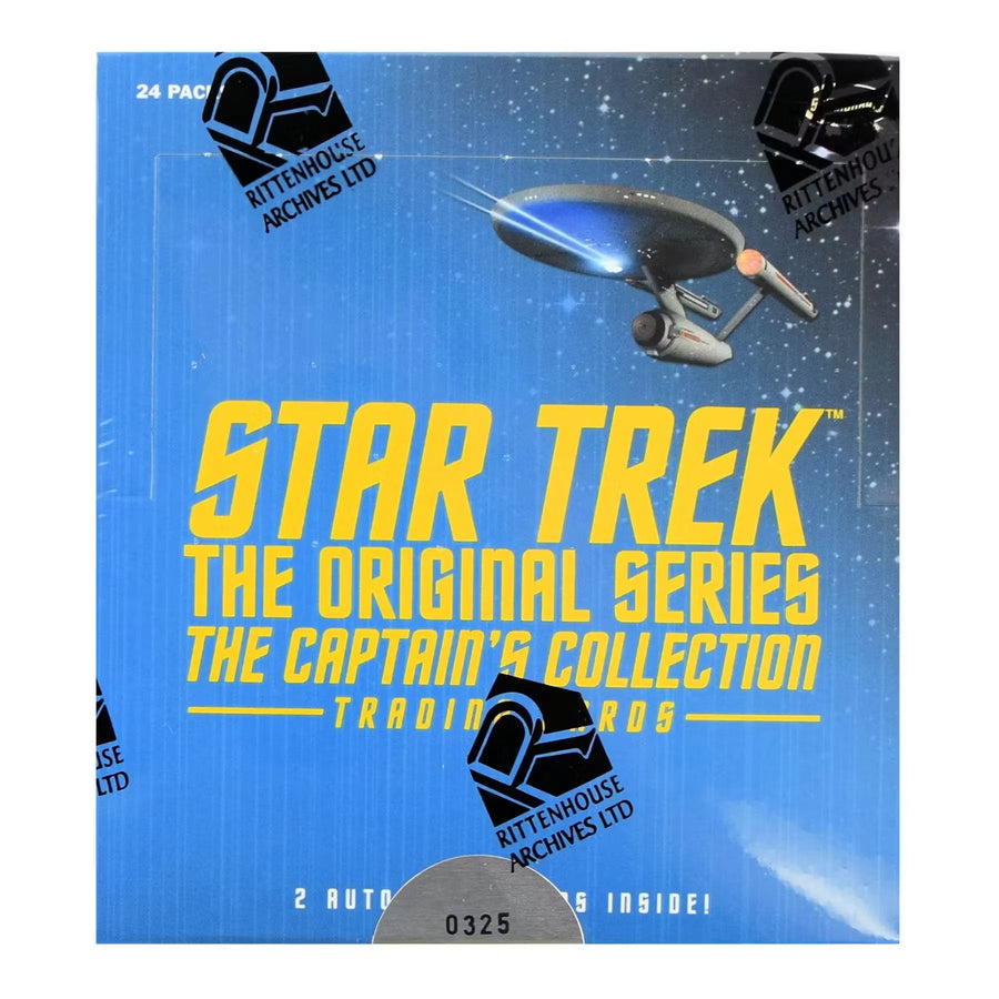 Star Trek The Original Series Captain's Collection Trading Cards Box | 2018 Rittenhouse (Ships Sealed Only)