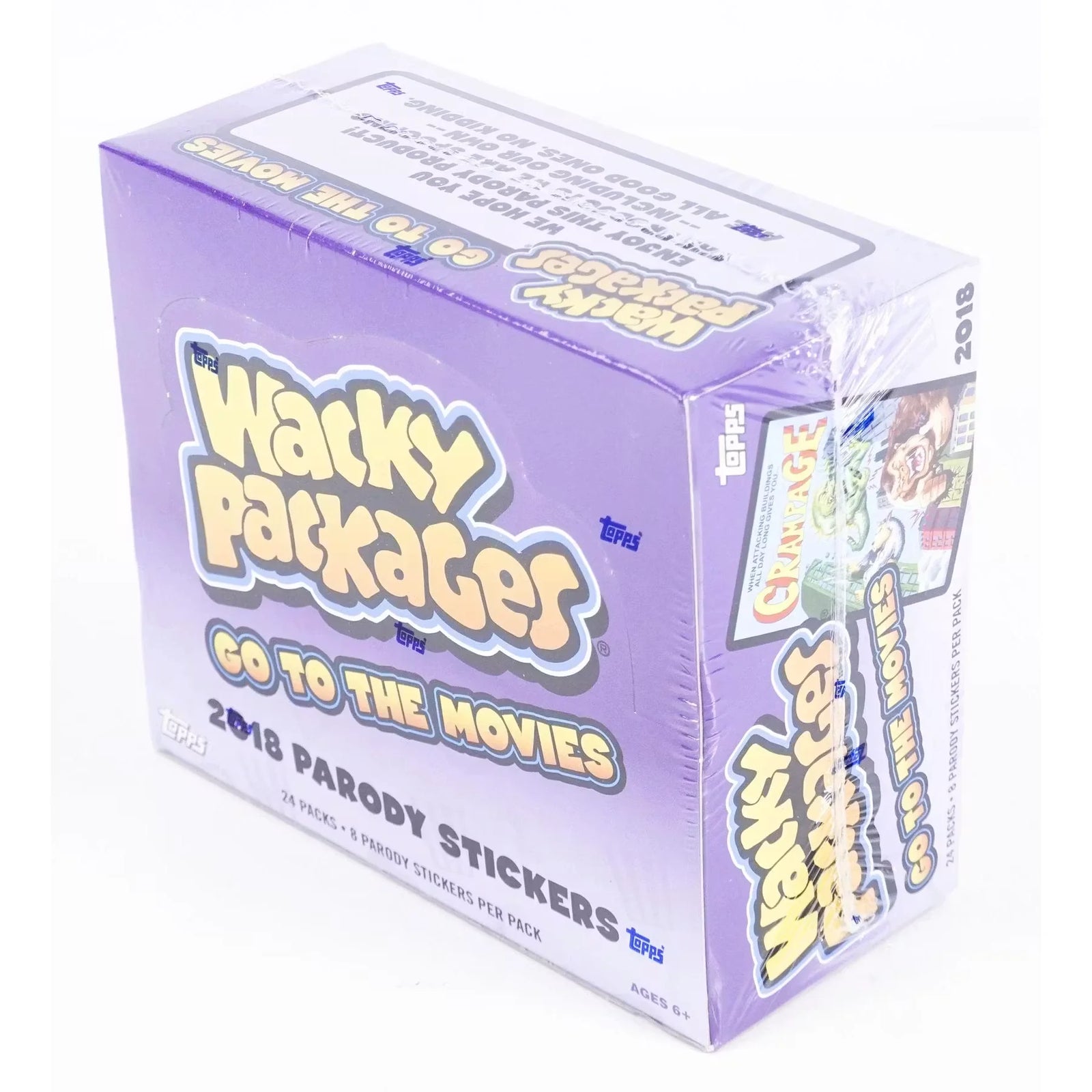 2018 Topps Wacky Packages Go to the Movies Hobby Box (Ships Sealed Only)
