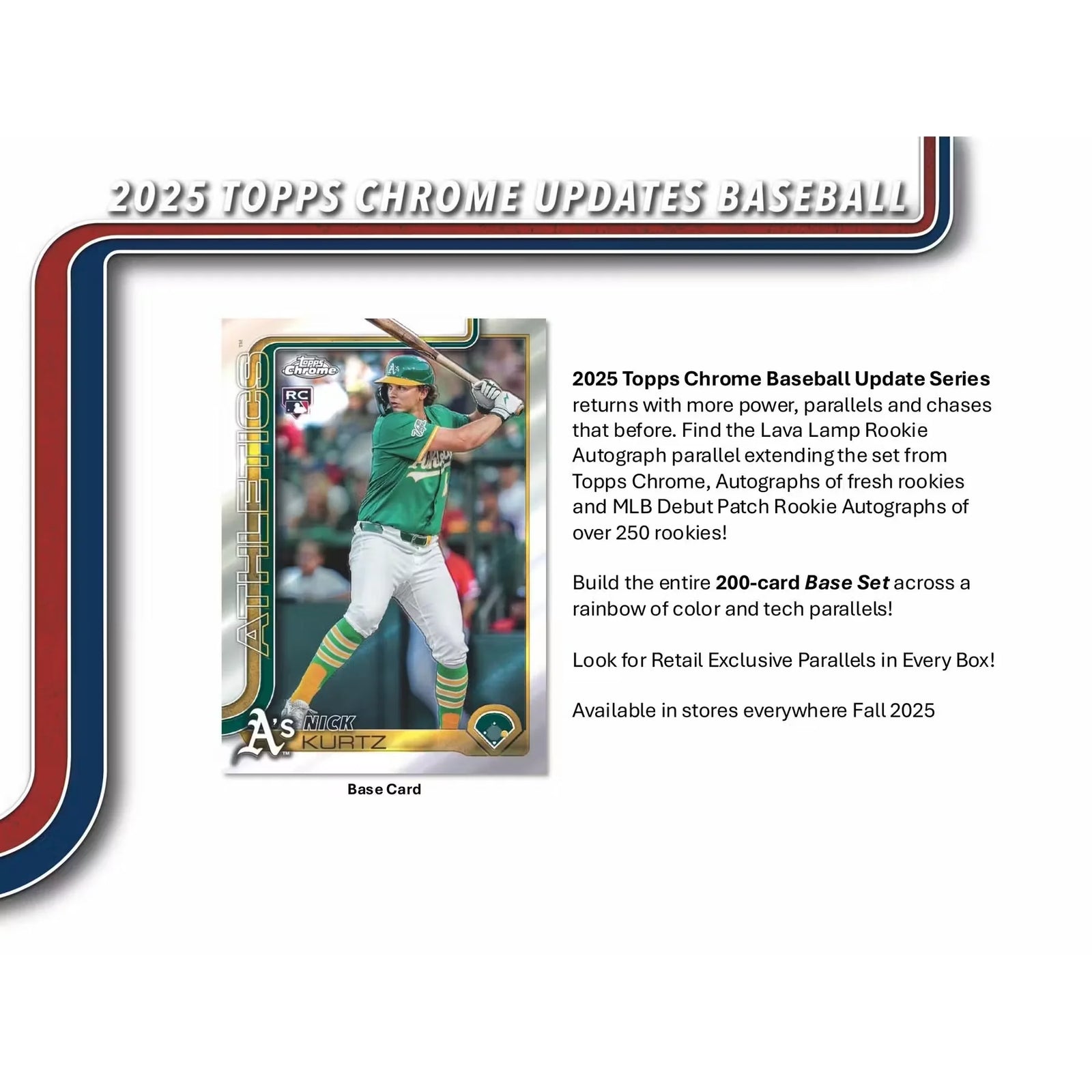 2025 Topps Chrome Update Series Baseball Mega Box (Ships Sealed Only) - D