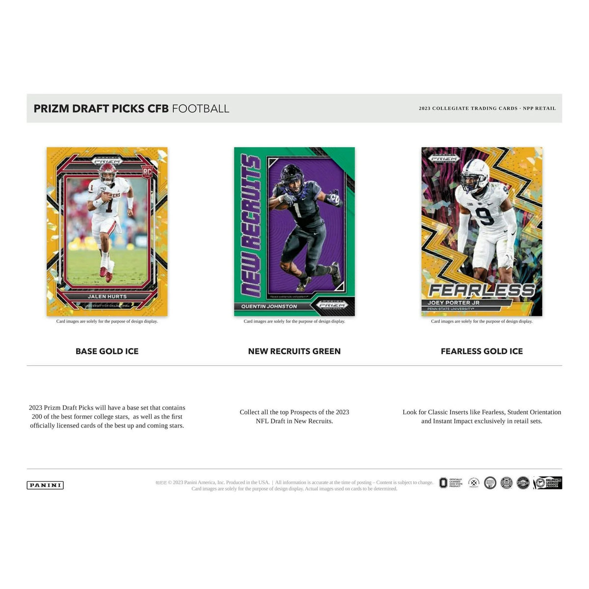 2023 Panini Prizm Draft Picks Football Blaster Box | Retail Exclusive | P6696373