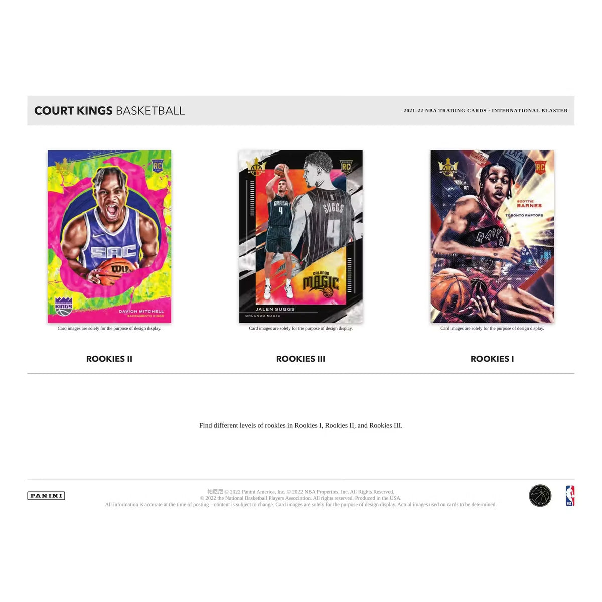 2021-22 Panini Court Kings Basketball International Blaster Box | P6697439