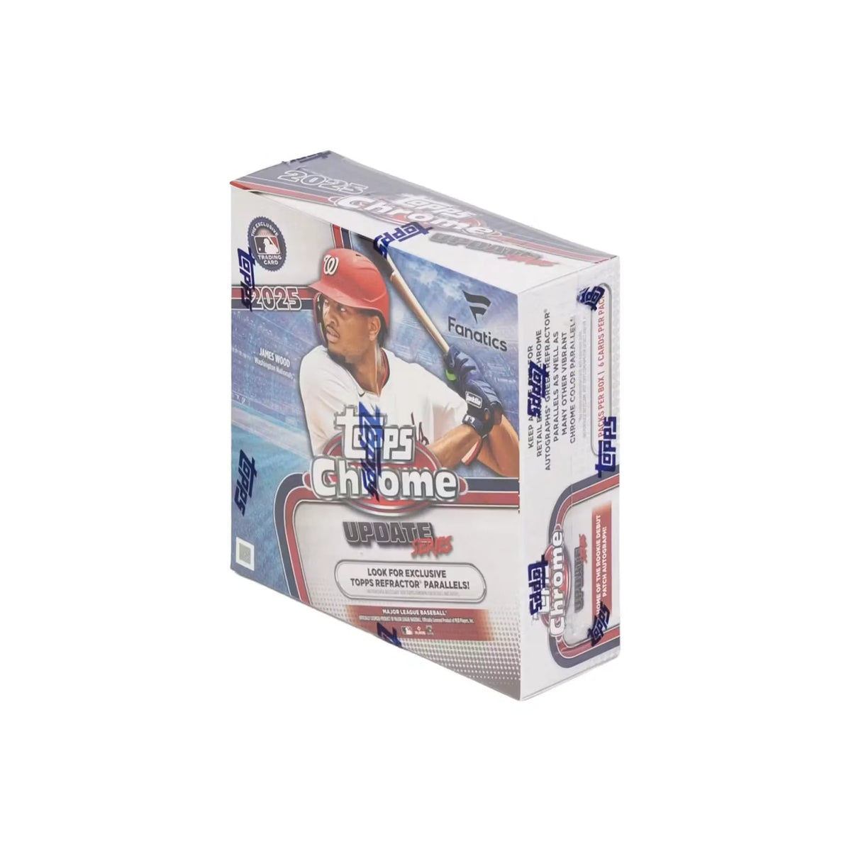2025 Topps Chrome Update Series Baseball Mega Box | 7 Packs (Ships Sealed Only) | P6700531