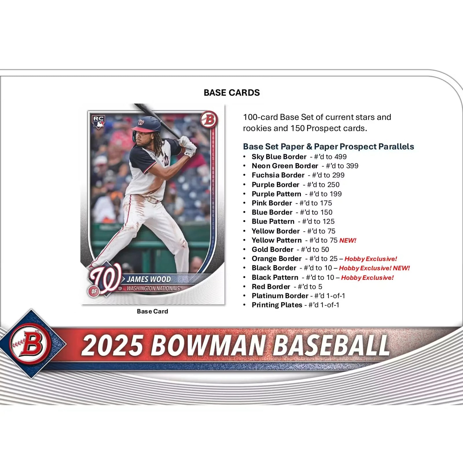 2025 Bowman Baseball Hobby Box | Chrome Autographs & Prospect Cards (Ships Sealed Only)