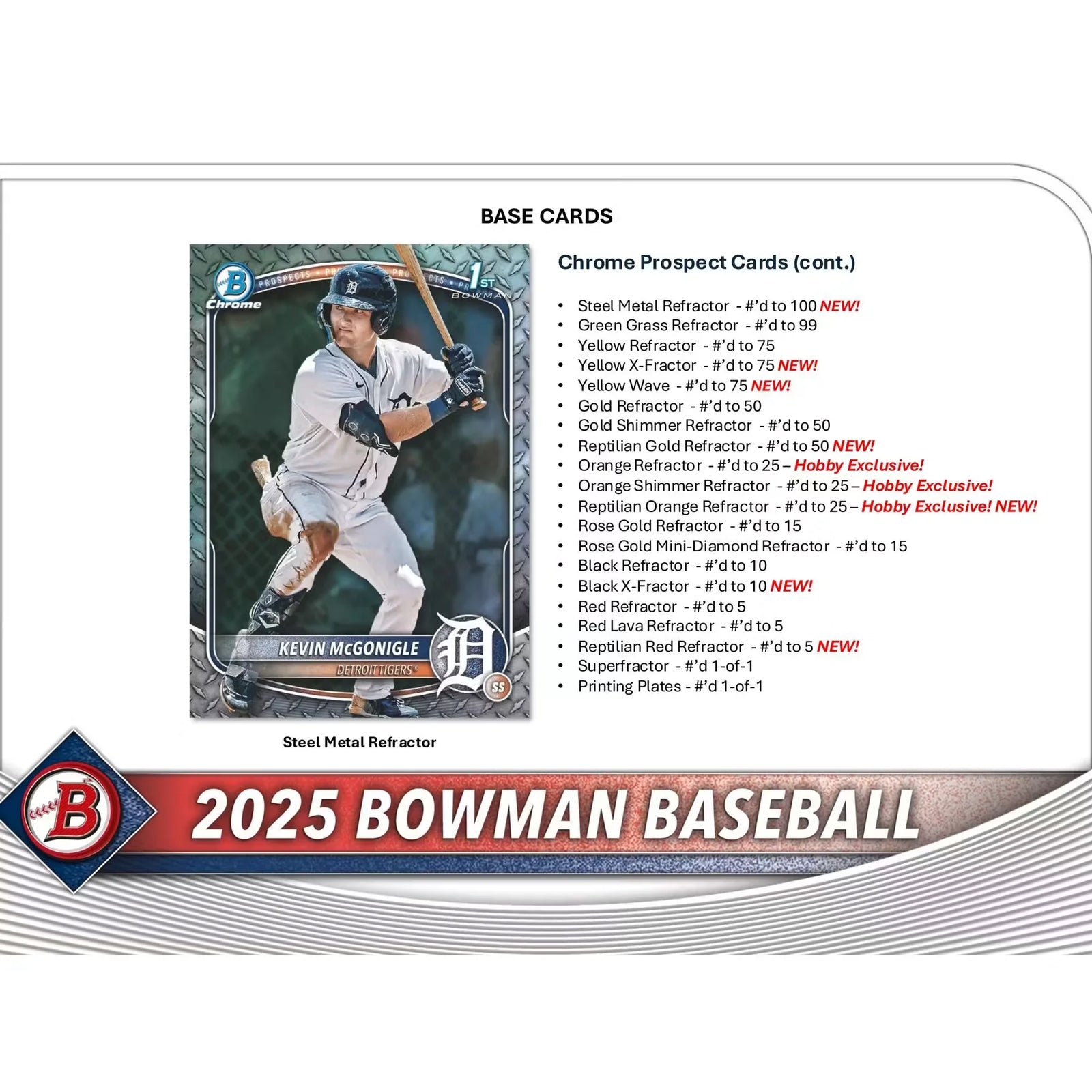 2025 Bowman Baseball Hobby Box | Chrome Autographs & Prospect Cards (Ships Sealed Only)