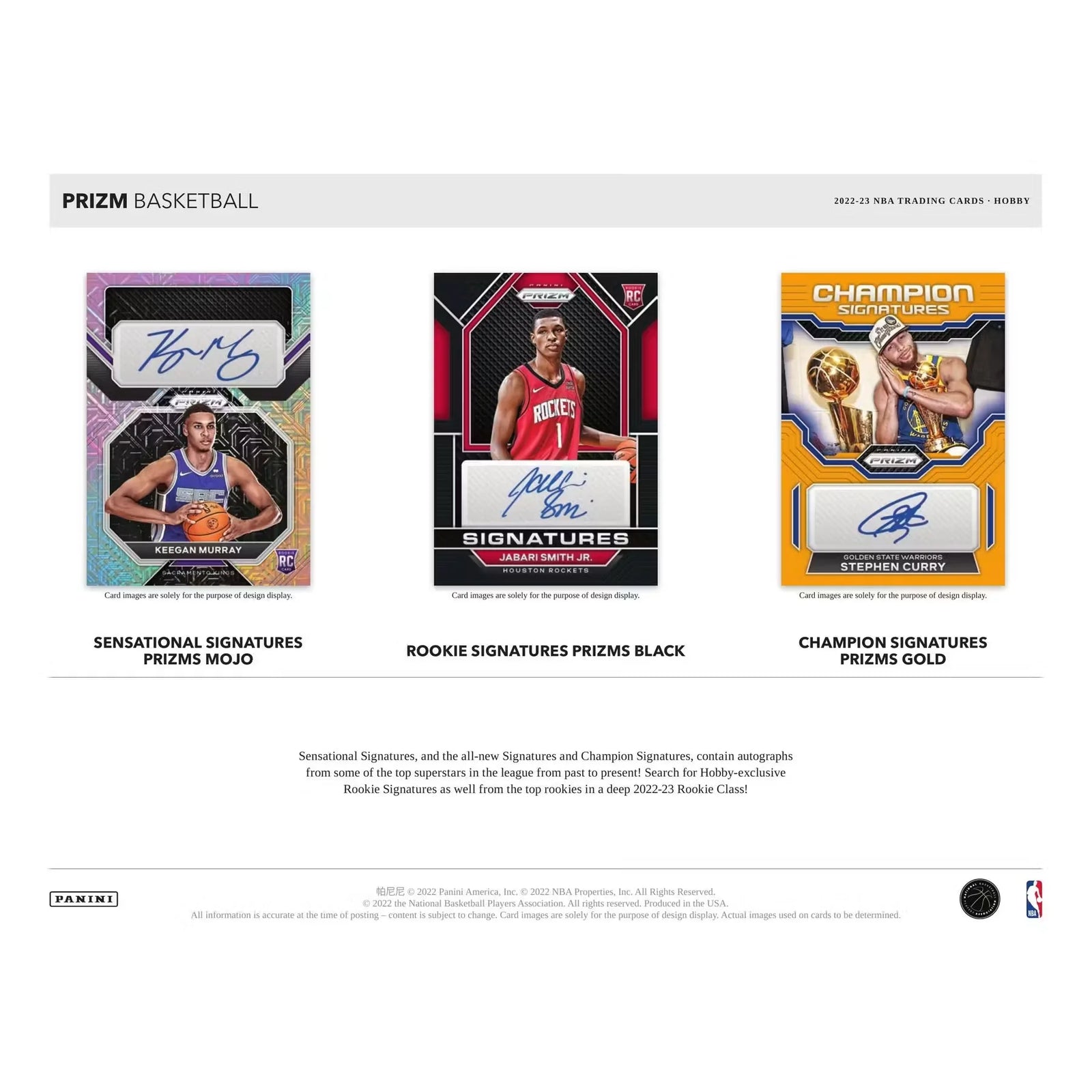 2022-23 Panini Prizm Basketball Hobby Box (Ships Sealed Only) - D