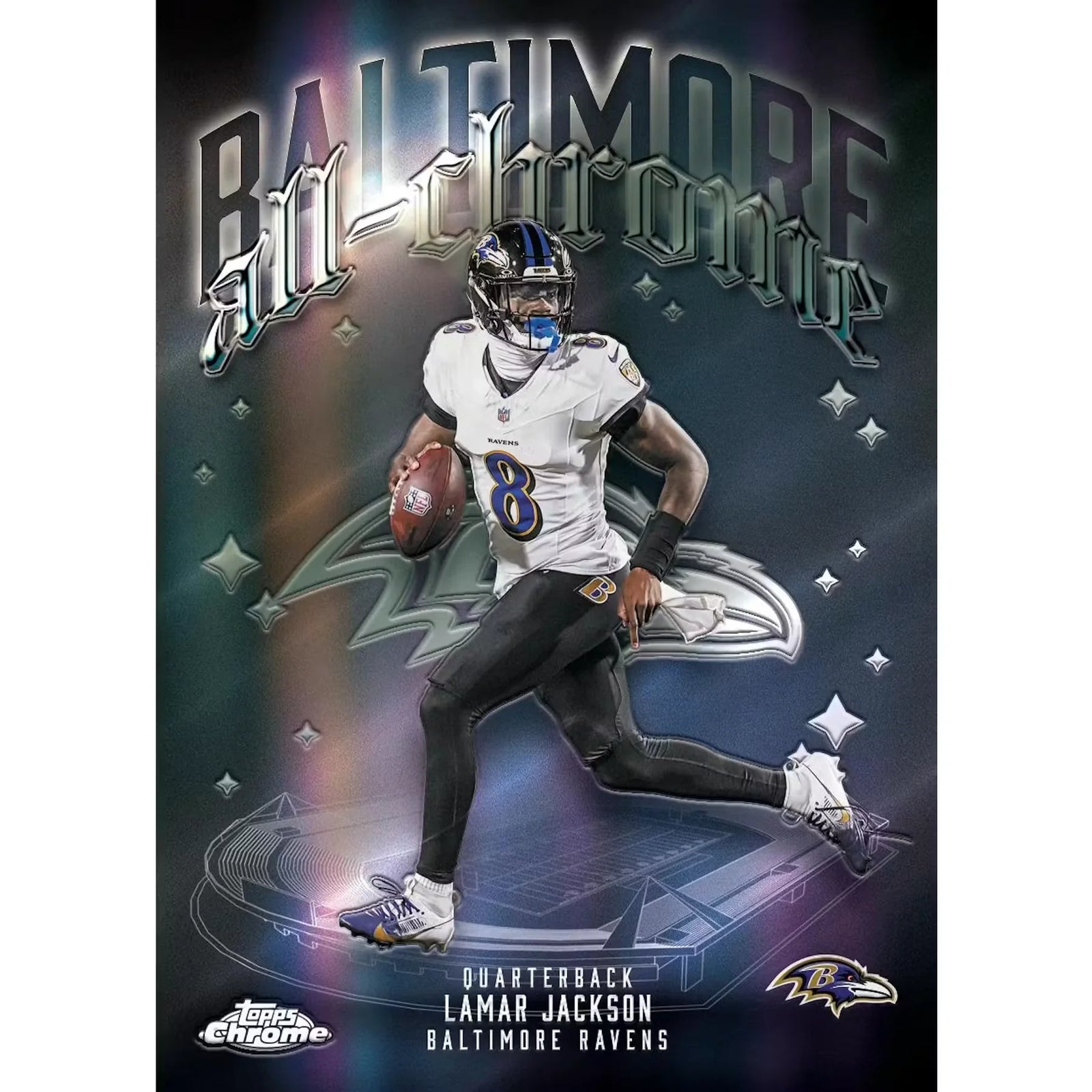 2025 Topps Chrome Football Hanger Box (Ships Sealed Only) - D