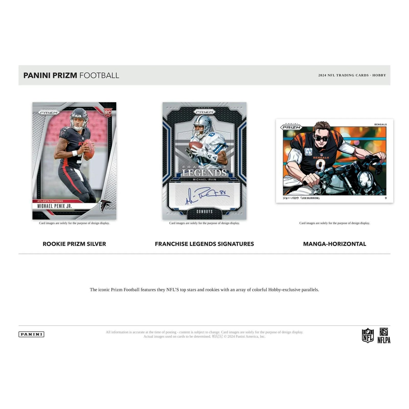 2024 Panini Prizm Football Hobby Box | 12 Packs (Ships Sealed Only)