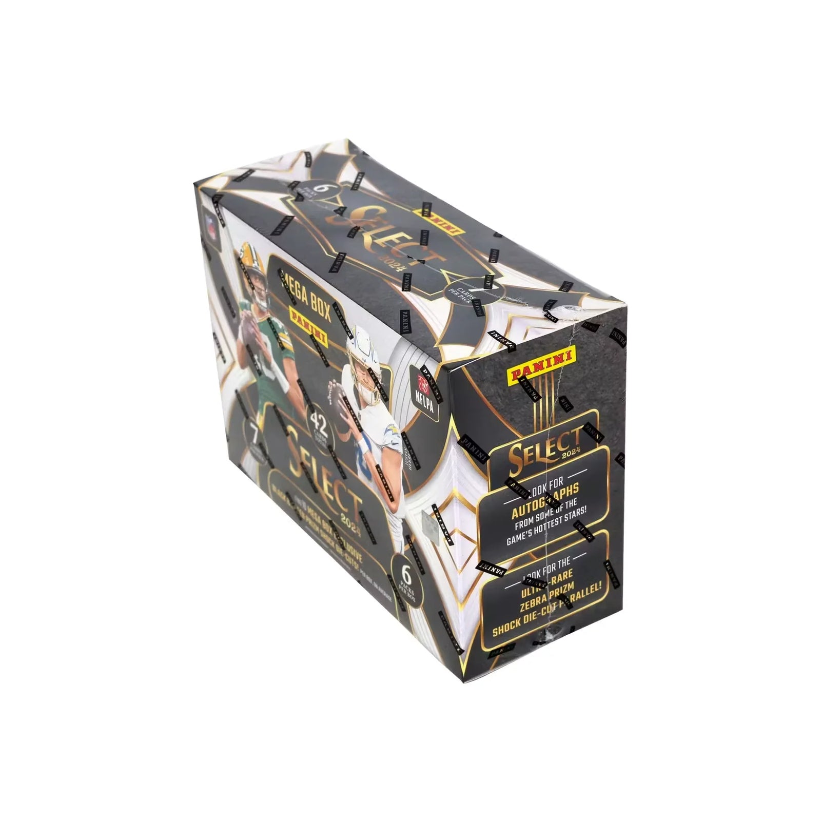 2024 Panini Select Football Mega Box | Black & Green Prizm Shock Die-Cuts (Ships Sealed Only)