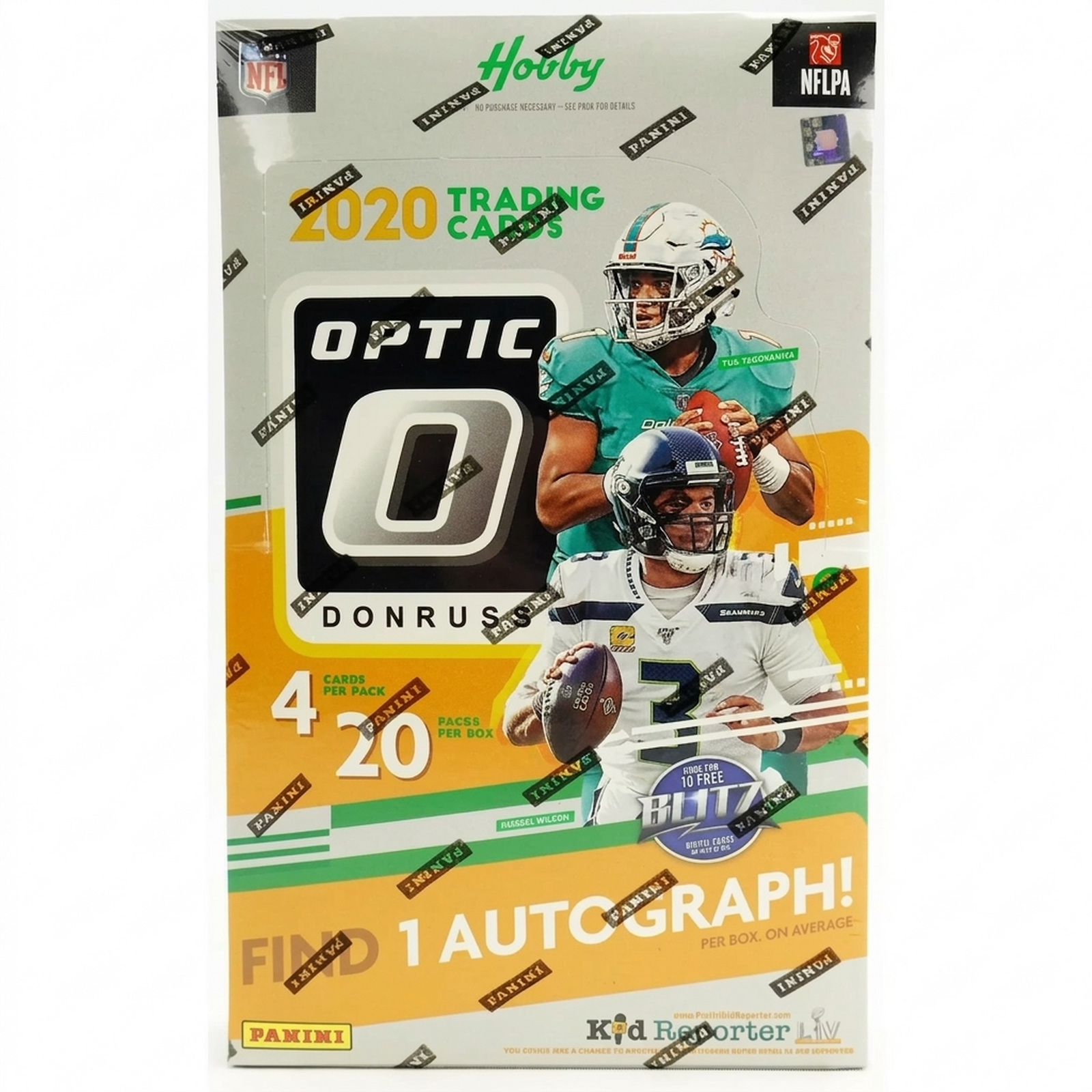 2020 Panini Donruss Optic Football Hobby Box (Ships Sealed Only)