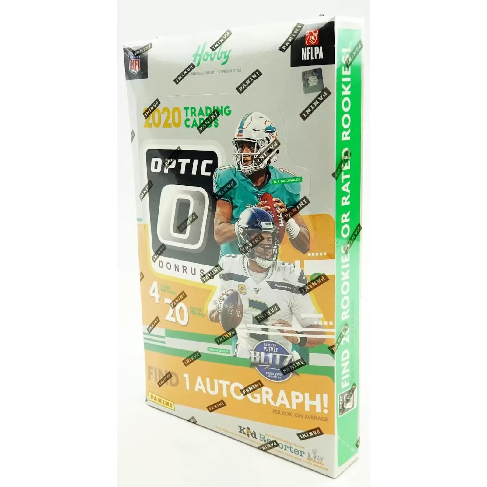 2020 Panini Donruss Optic Football Hobby Box (Ships Sealed Only)