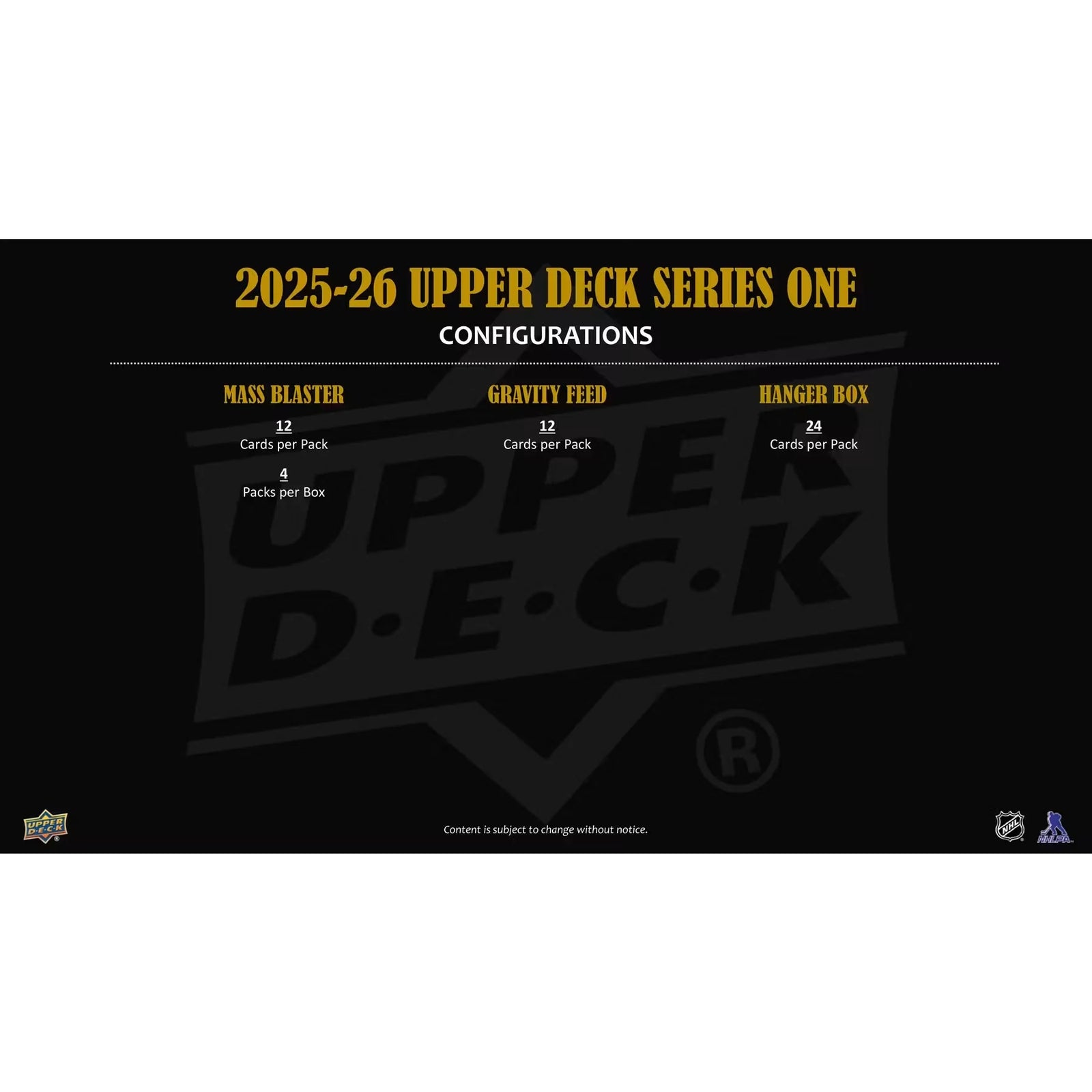 2025-26 Upper Deck Series 1 Hockey Tin | Young Guns Rookies (Ships Sealed Only)