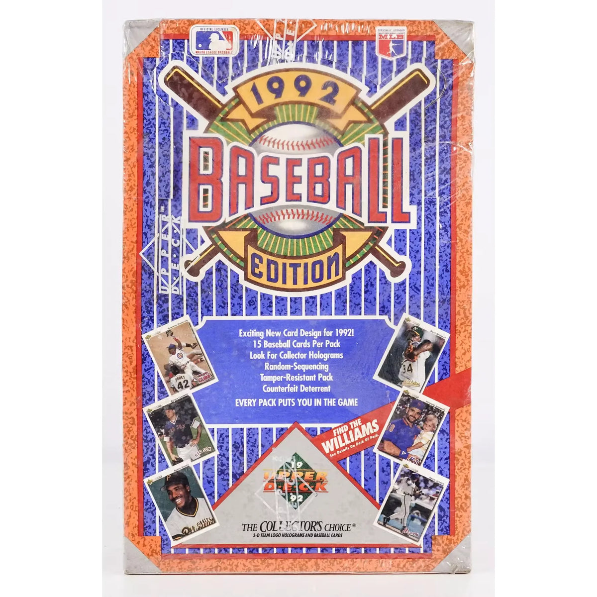 1992 Upper Deck Low Series Baseball Hobby Box (Ships Sealed Only) | P7732925