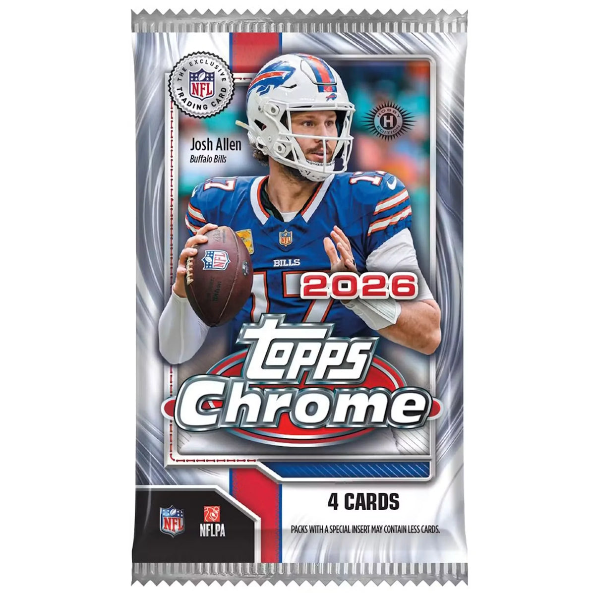 2026 Topps Chrome Football Hobby Box | 1 Autograph Per Box (Ships Sealed Only) | P7812502