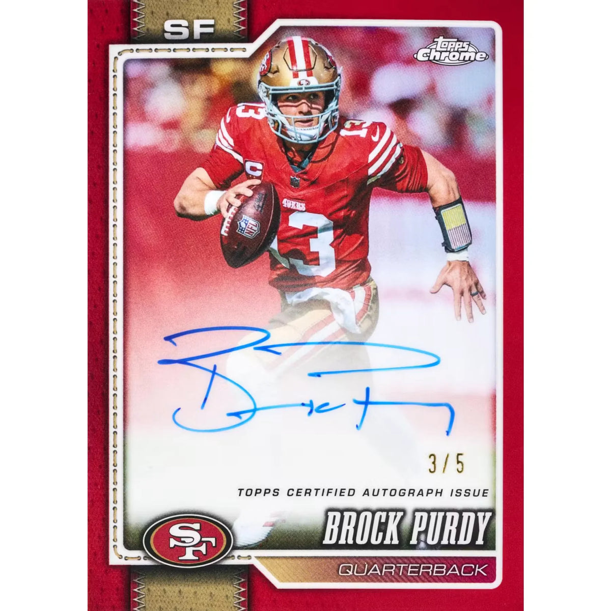 2026 Topps Chrome Football Hobby Box | 1 Autograph Per Box (Ships Sealed Only) | P7812502