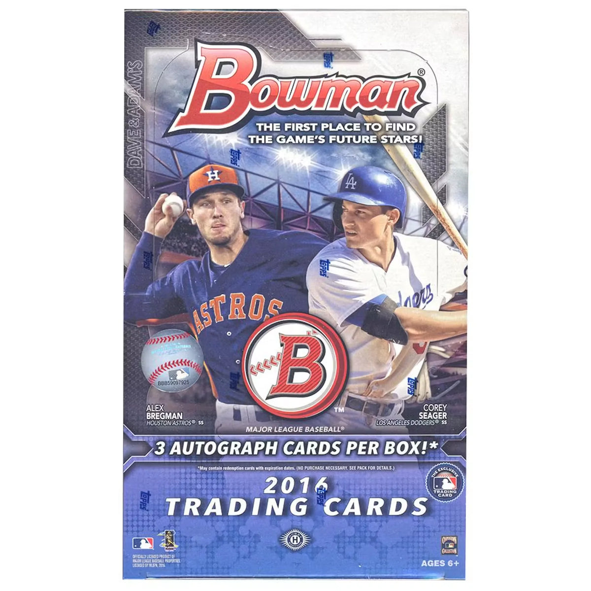 2016 Bowman Baseball Jumbo Box (Ships Sealed Only) - D | P7812792