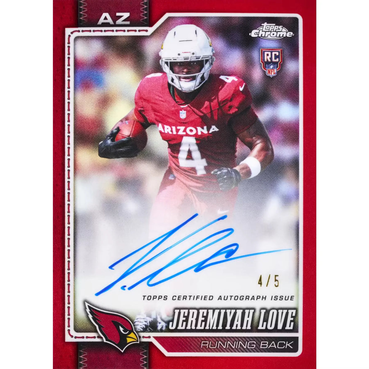 2026 Topps Chrome Football Hobby Jumbo Box | Presell (Ships Sealed Only) | P8254825