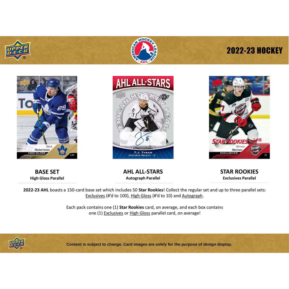 2022-23 Upper Deck AHL Hockey Hobby Box (Ships Sealed Only) | P8255364