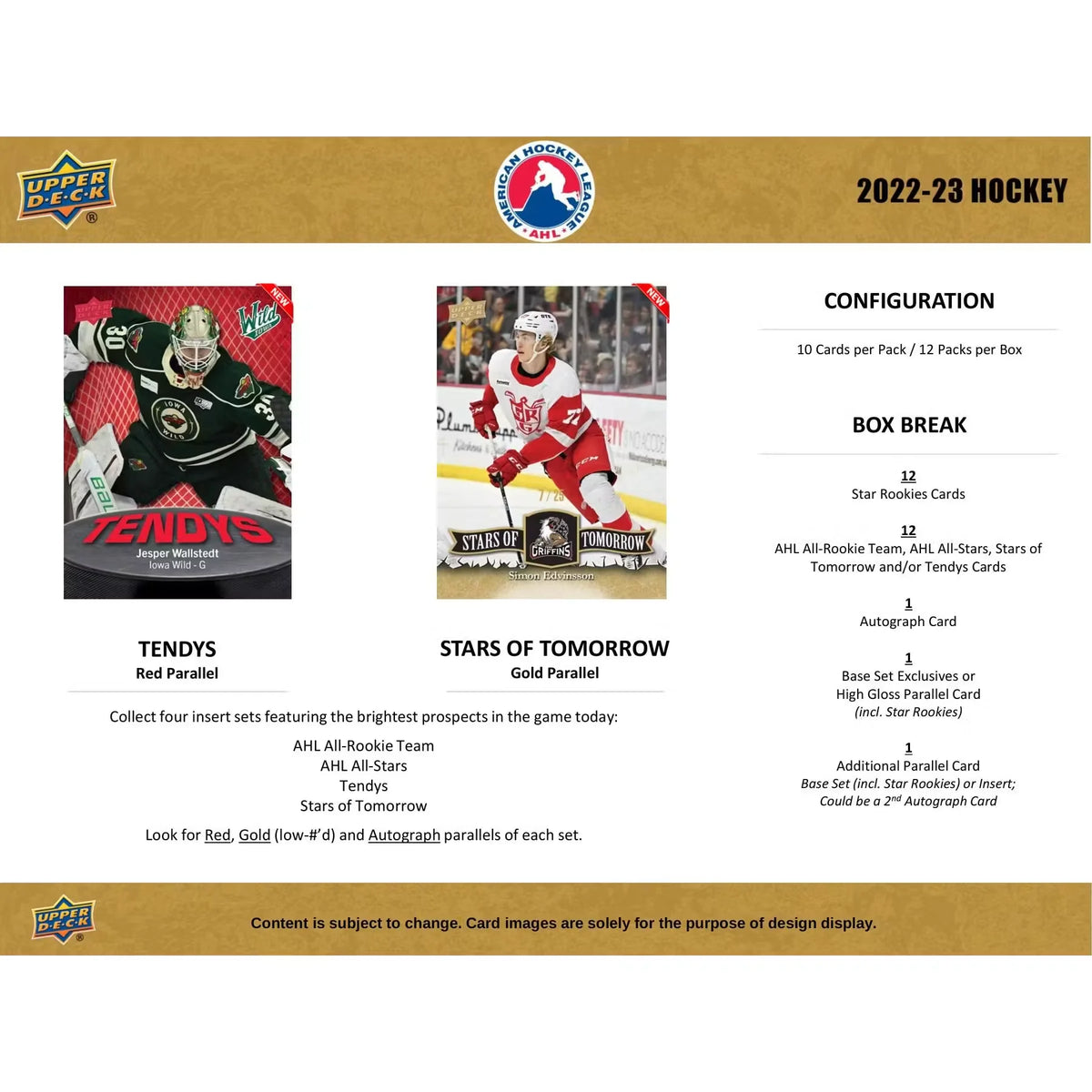 2022-23 Upper Deck AHL Hockey Hobby Box (Ships Sealed Only) | P8255364