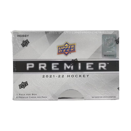 2021-22 Upper Deck Premier Hockey Hobby Box | Slightly Damaged | P8255375