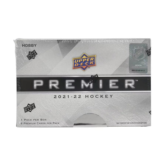 2021-22 Upper Deck Premier Hockey Hobby Box | Slightly Damaged | P8255375