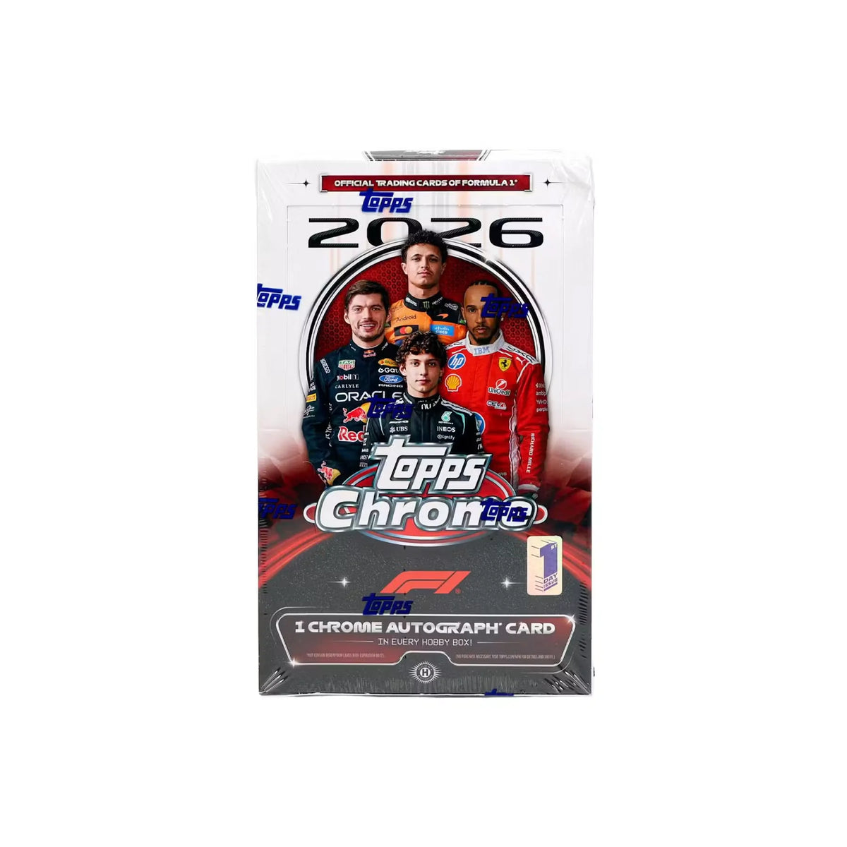 2026 Topps Chrome F1 Formula 1 First Day Issue Hobby Box | Slightly Damaged | P8255598