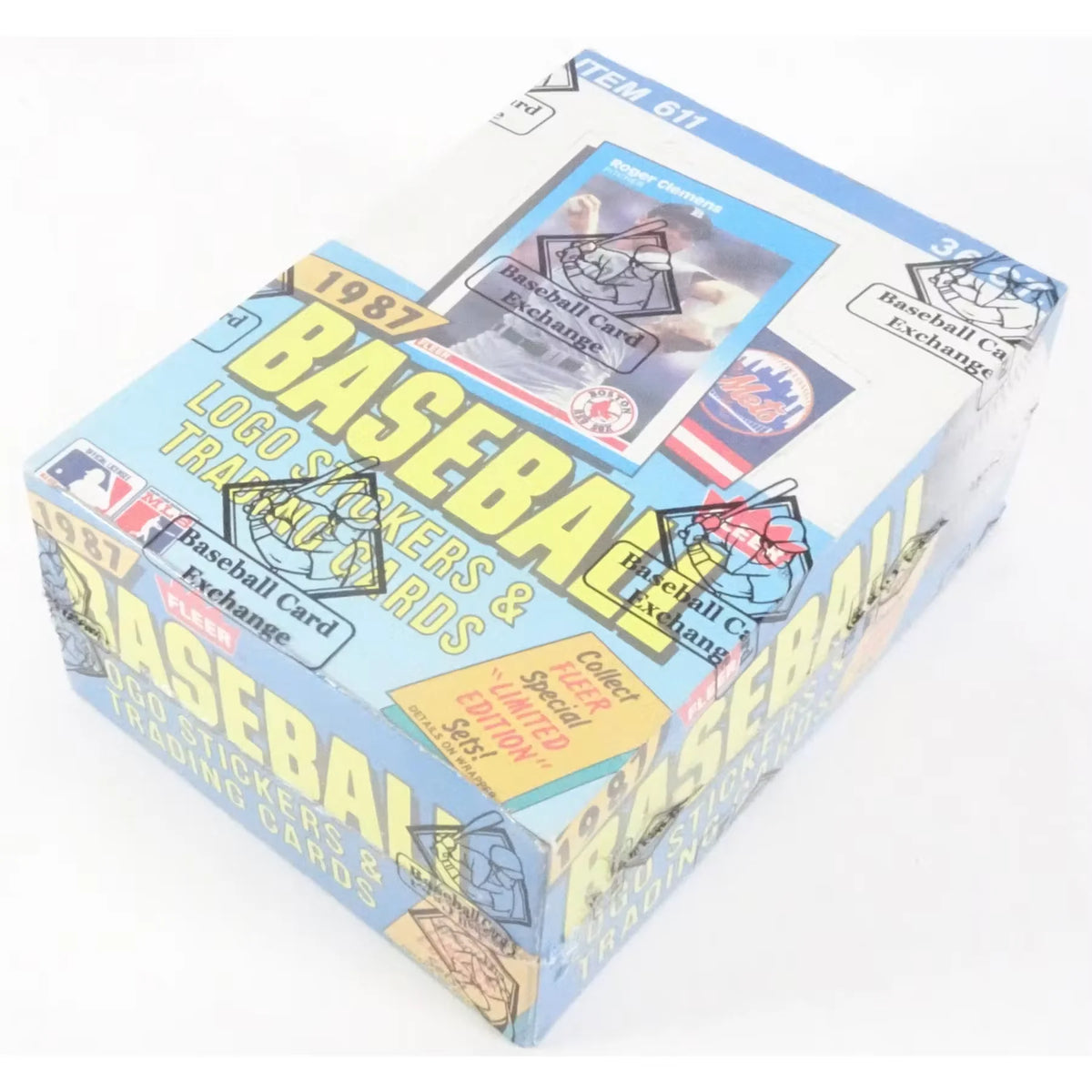1987 Fleer Baseball Wax Box | BBCE Authenticated | P8467523