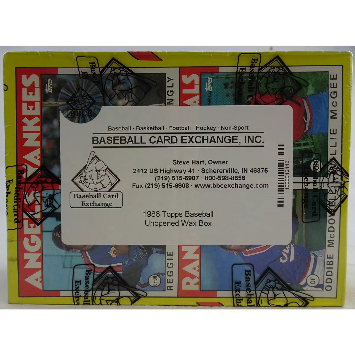1986 Topps Baseball Wax Box | BBCE Wrapped (Ships Sealed Only) | P8467533