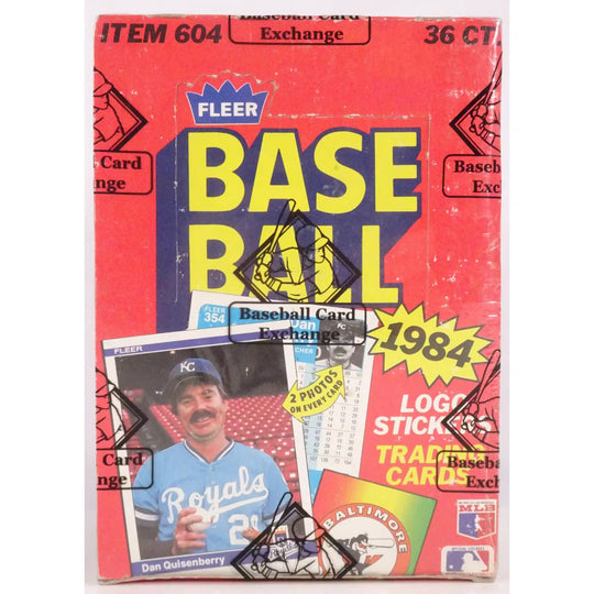 1984 Fleer Baseball Wax Box | BBCE Authenticated | P8467542