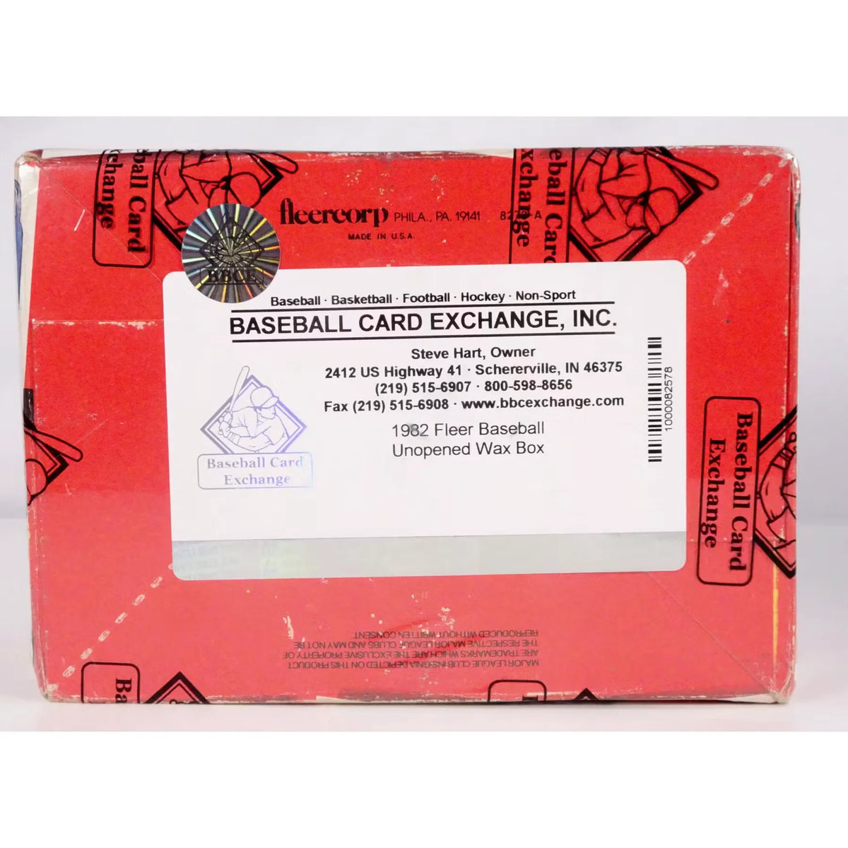 1982 Fleer Baseball Wax Box | BBCE Wrapped | P8467553