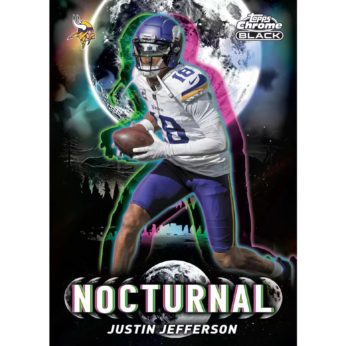 2025 Topps Chrome Black Football Hobby Box | Slightly Damaged | P8520148