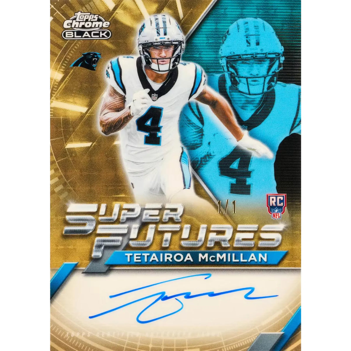 2025 Topps Chrome Black Football Hobby Box | Slightly Damaged | P8520148
