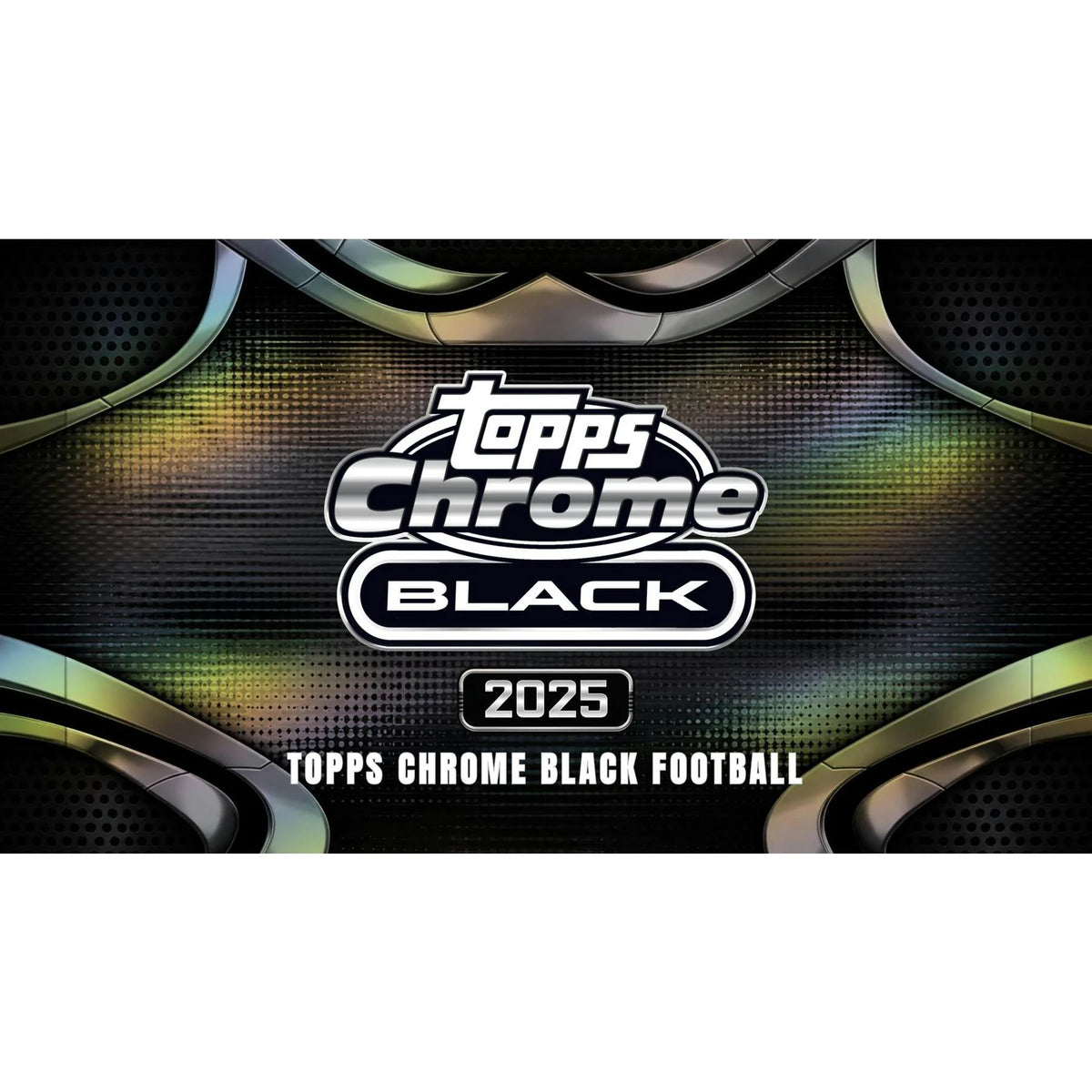 2025 Topps Chrome Black Football Hobby Box | Slightly Damaged | P8520148