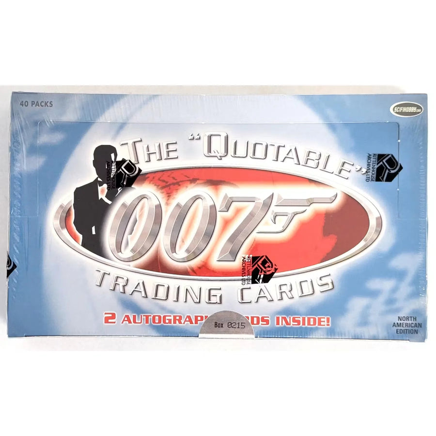 James Bond The Quotable Trading Cards H2 Box (2004 Rittenhouse) (Ships Sealed Only)