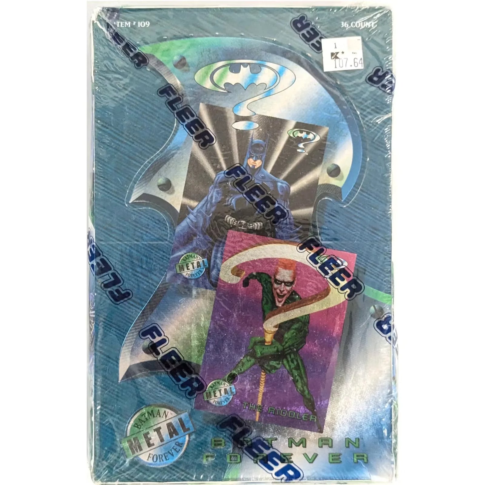 1995 Fleer Metal Batman Forever Hobby Box | 36 Packs