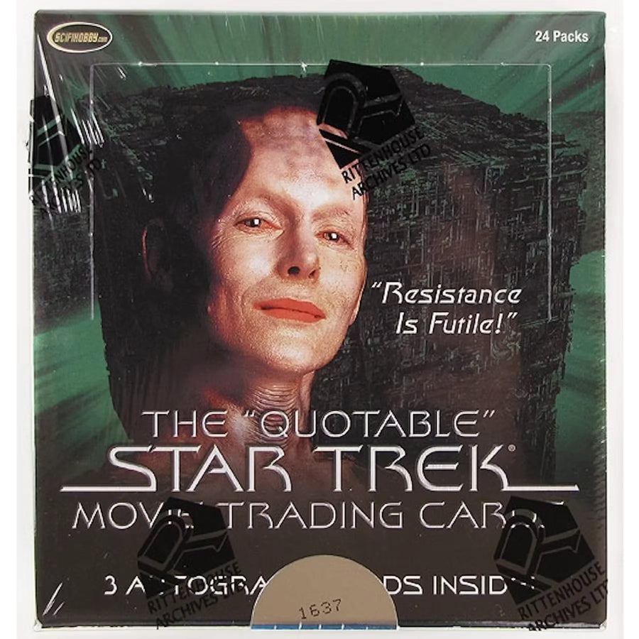 Star Trek Quotable Movie Trading Cards Box | 2010 Rittenhouse (Ships Sealed Only)