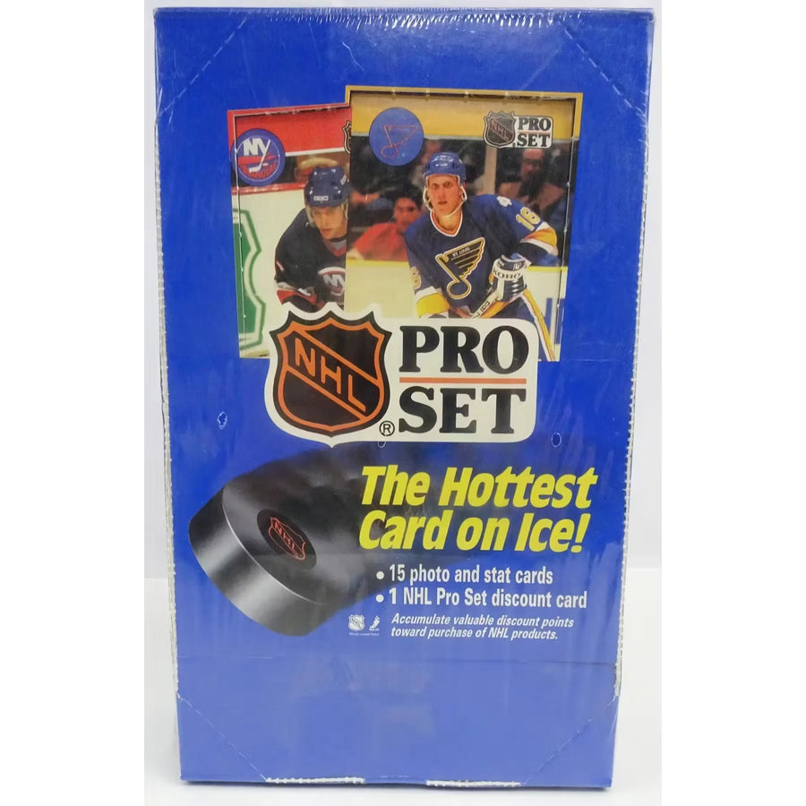 1990-91 Pro Set Series 1 Hockey Wax Box | 36 Packs