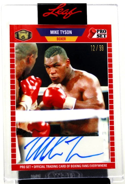 2021 Pro Set Mike Tyson Autograph Card/99 - B4
