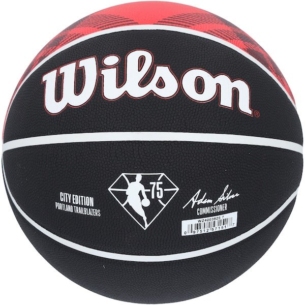 Scoot Henderson Portland Trail Blazers Autographed Fanatics Authentic Wilson Rip City Edition Collectors Basketball - The Ballers Bank