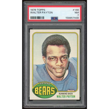 Walter Payton 1976 Topps #148 Rookie Card | PSA 7