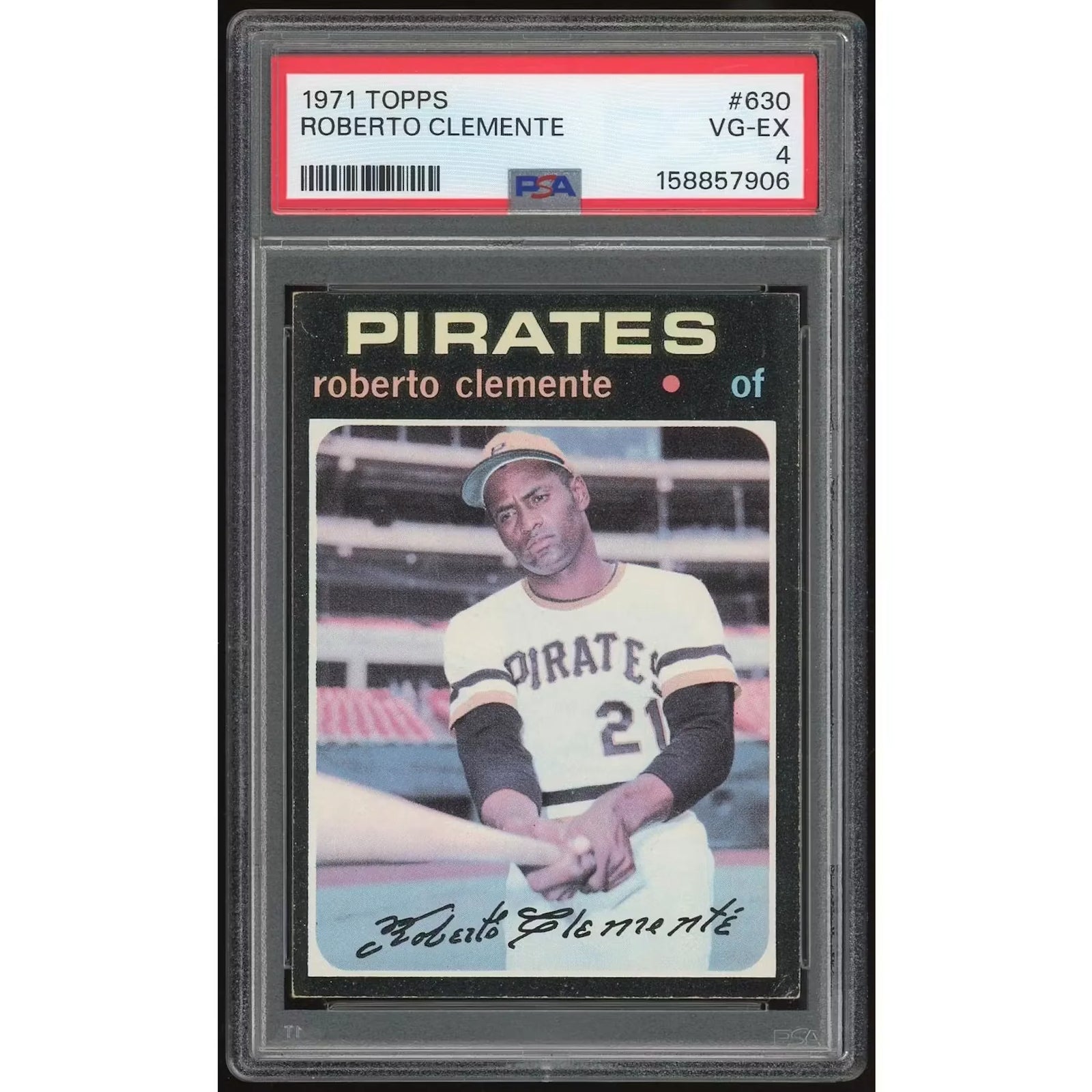 Roberto Clemente 1971 Topps #630 | PSA 4