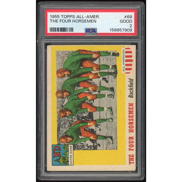 1955 Topps All-American #68 The Four Horsemen | PSA 2