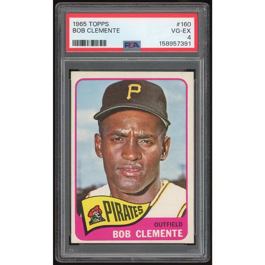 Roberto Clemente 1965 Topps #160 Card | PSA 4