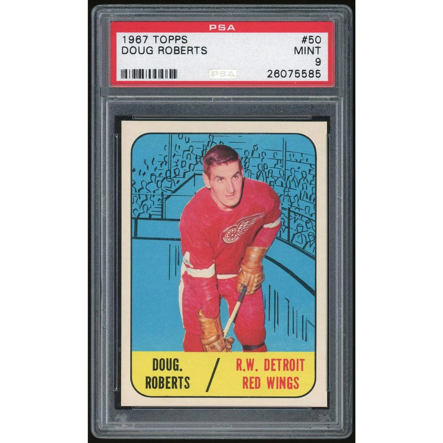 Doug Roberts 1967-68 Topps #50 Rookie Card | PSA 9