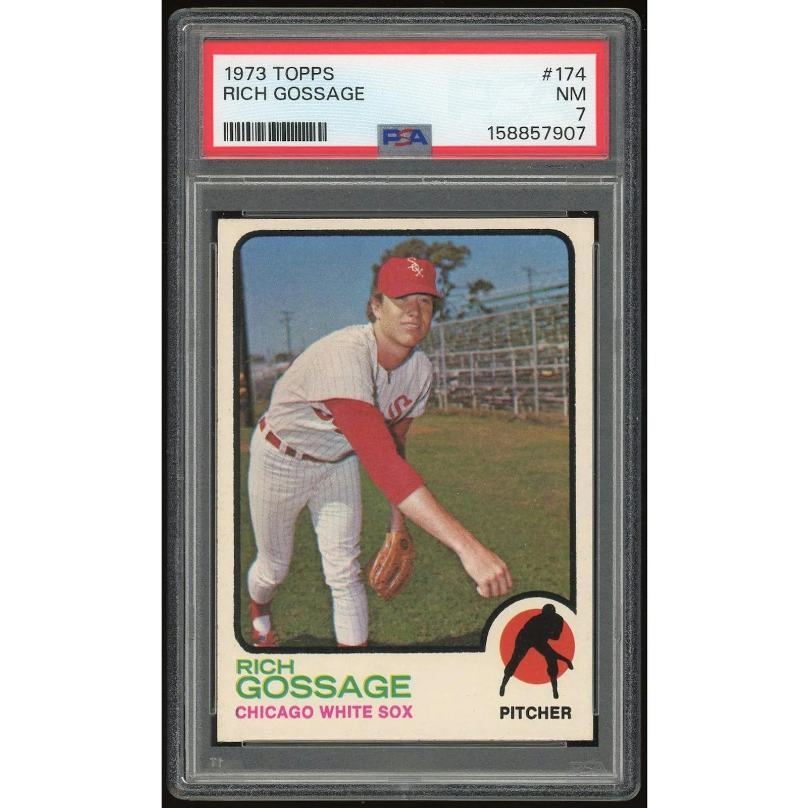 Goose Gossage 1973 Topps #174 Rookie Card | PSA 7