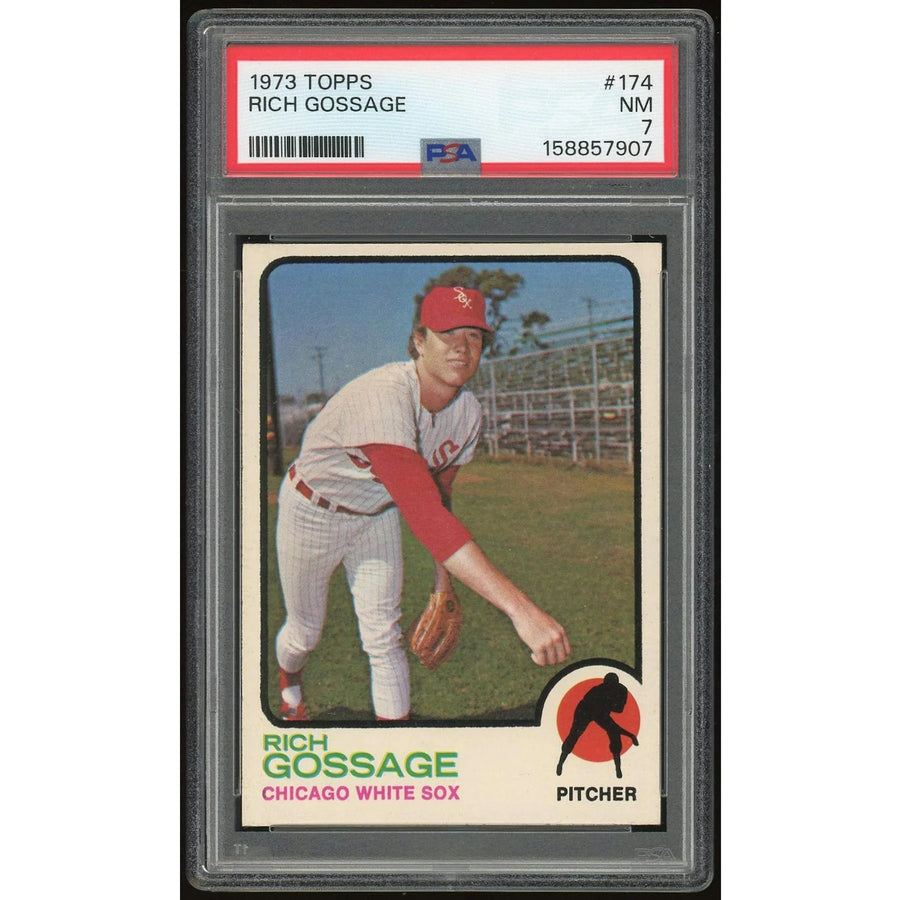 Goose Gossage 1973 Topps #174 Rookie Card | PSA 7