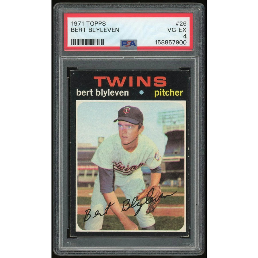Bert Blyleven 1971 Topps #26 Rookie Card | PSA 4