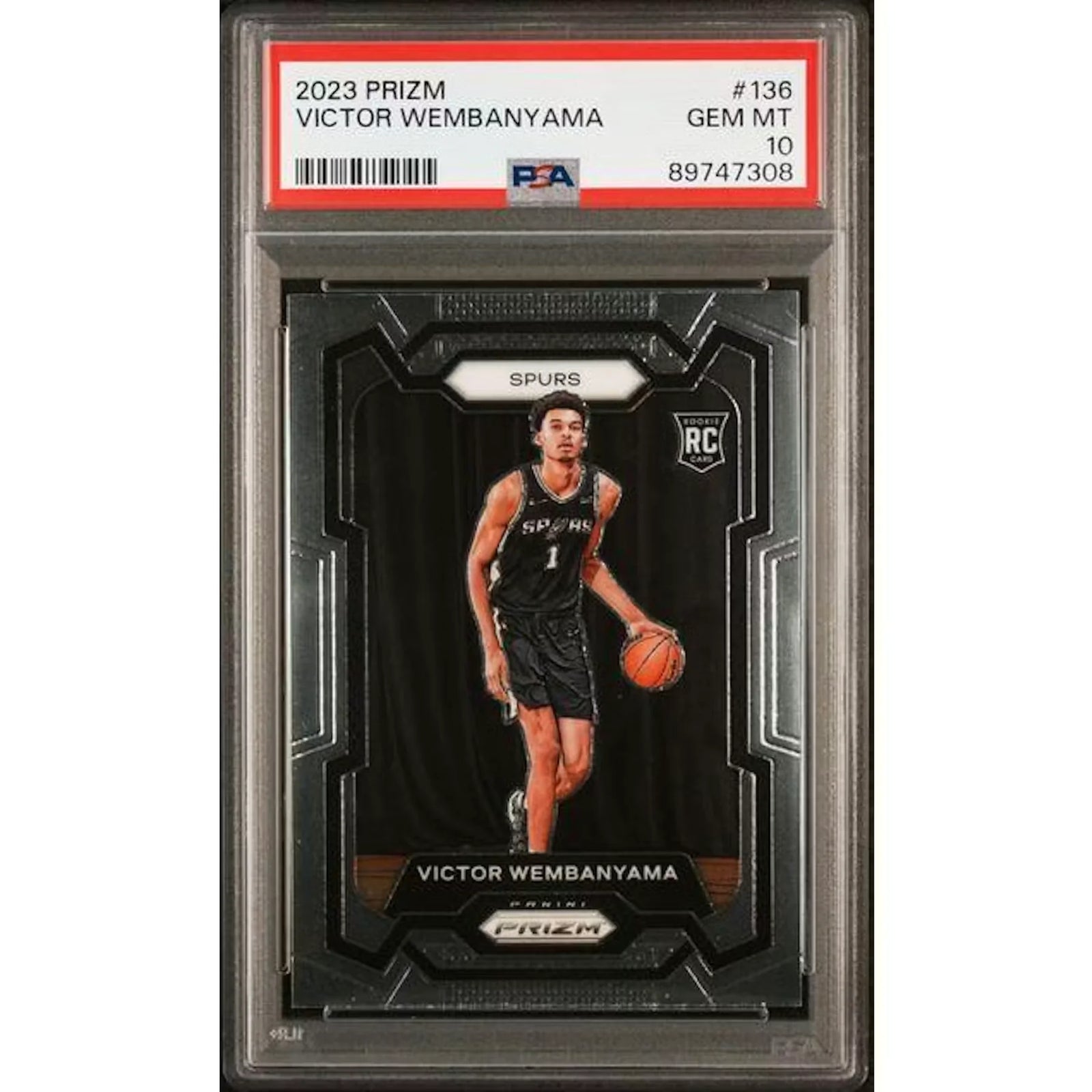 Victor Wembanyama 2023 Panini Prizm Rookie #136 | PSA 10