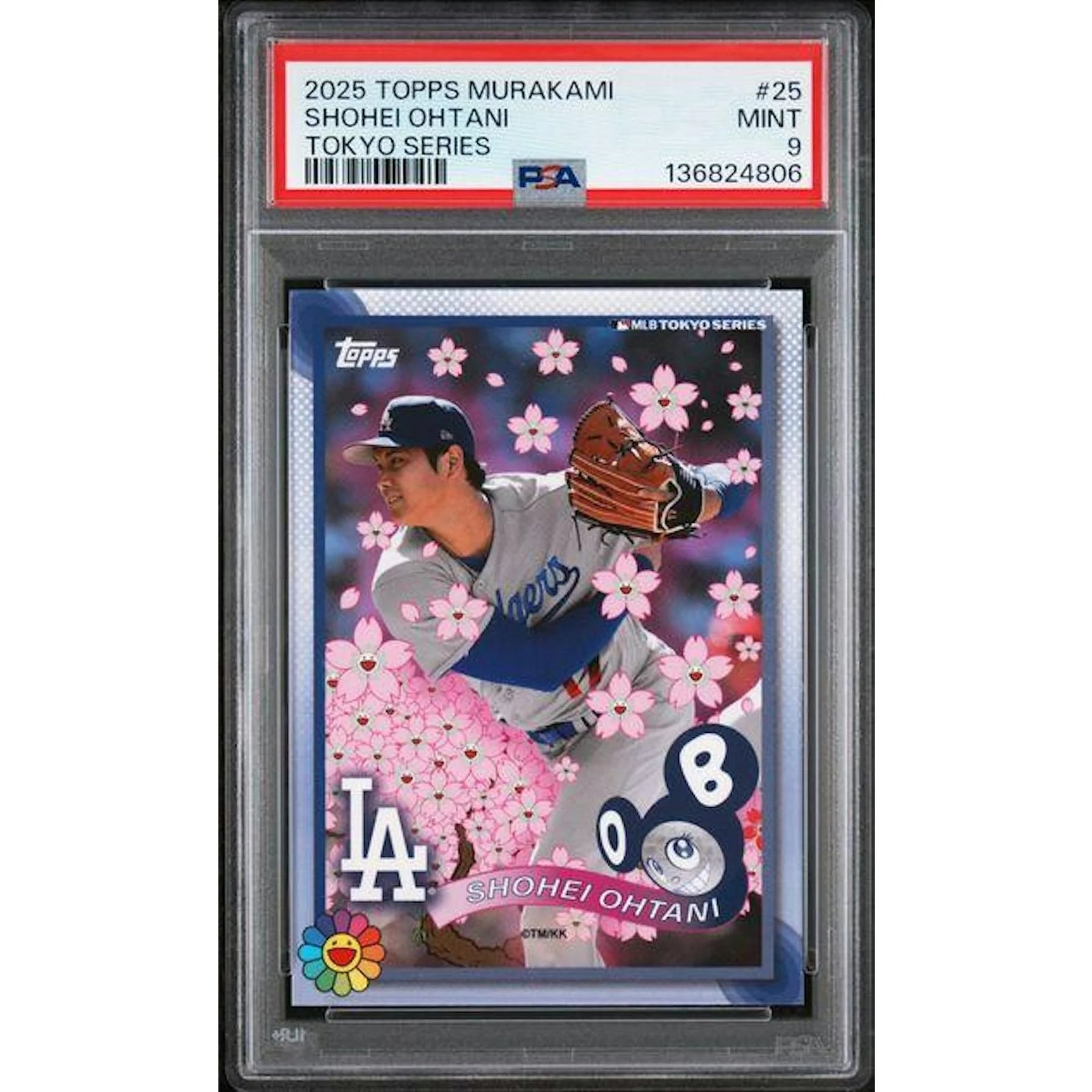 Shohei Ohtani 2025 Topps Tokyo Series Card #25 | PSA 9
