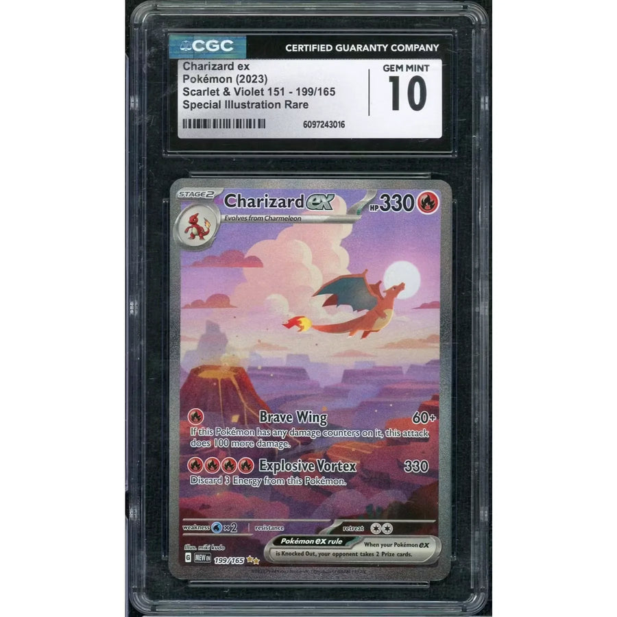 2023 Pokemon Scarlet & Violet 151 Charizard ex SIR 199/165 | CGC 10
