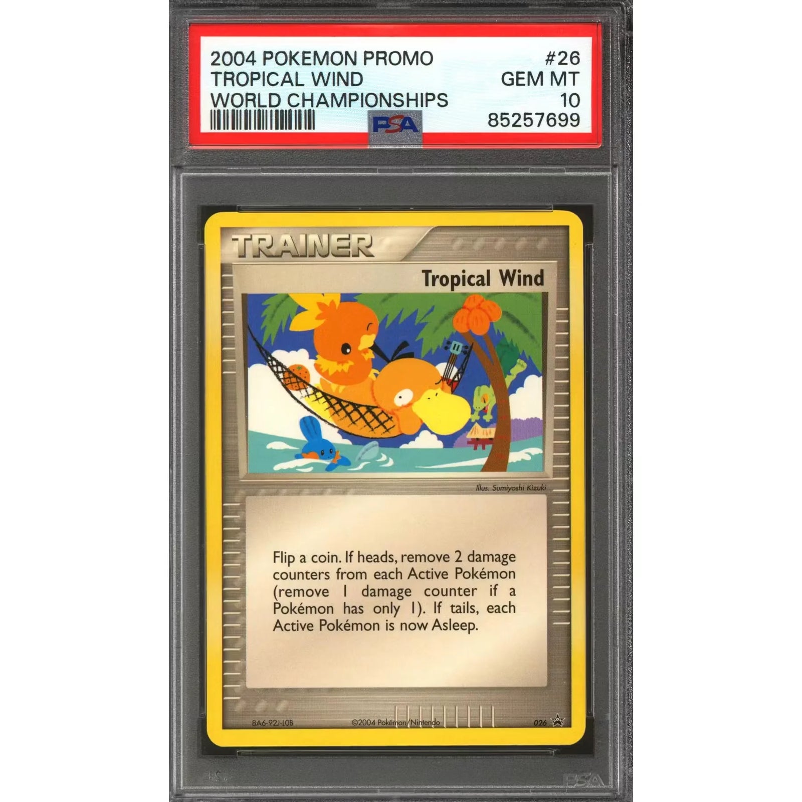 Pokemon 2004 World Championship Promo Tropical Wind 26 | PSA 10 Gem Mint